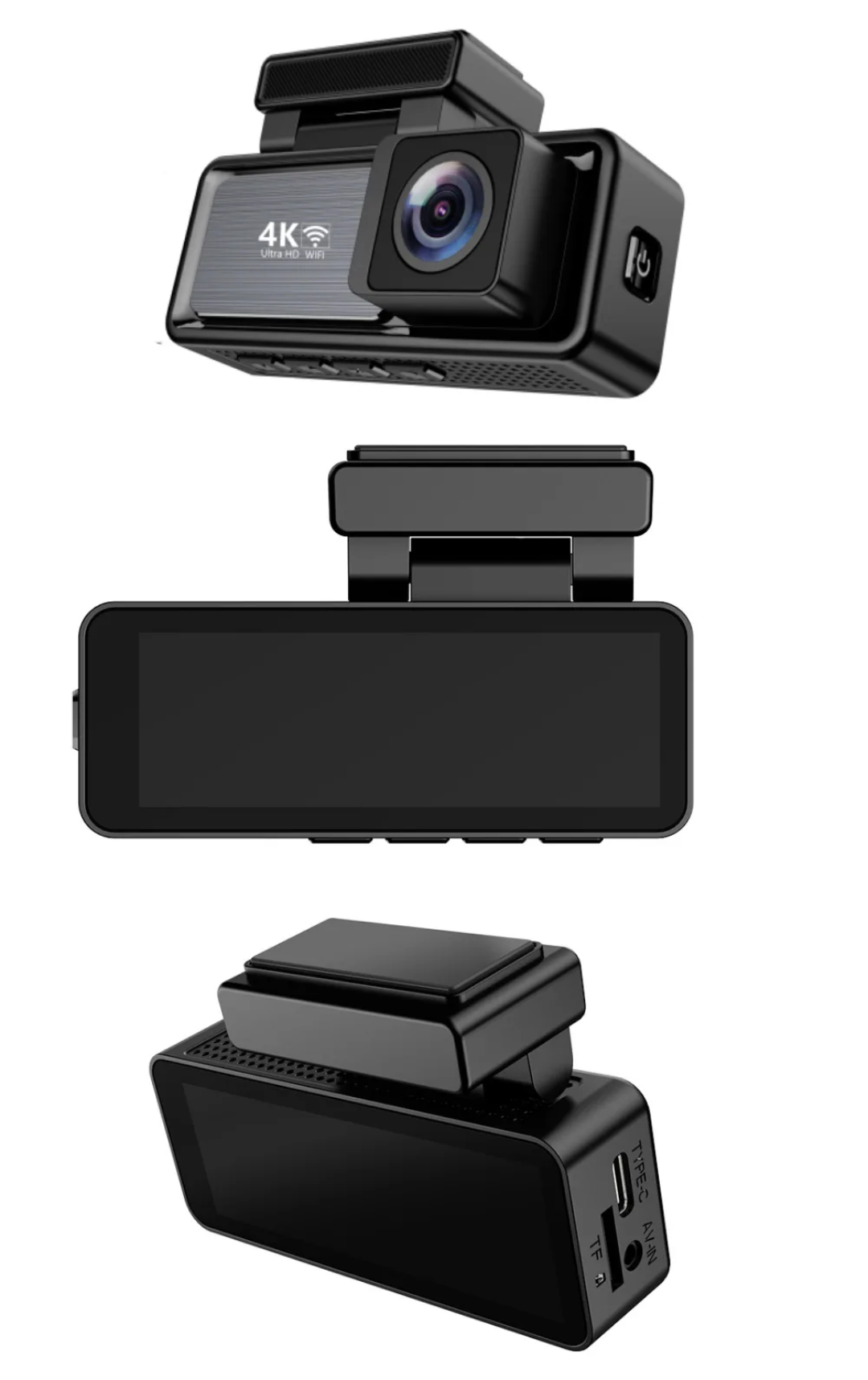 DriveEye Dashcam 4K met 12v stekker