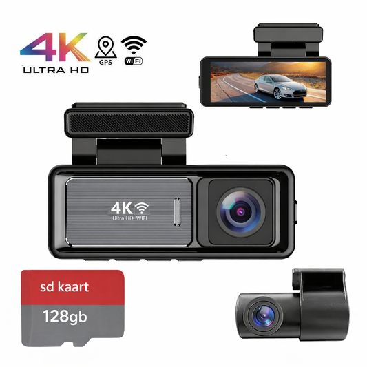DriveEye dashcam universeel hardwirekit met 128gb sd kaart